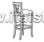 Барный стул (Art.1490V2) - Montalcino bianco