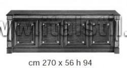 Низкий шкаф, 4-створчатый (Art. UMB 298) - Tudor