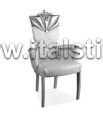 Кресло в кабинет, кожа кат.В (Art. 1750E) - Blue Diamond