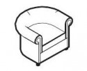 Кресло (Art. 01009) - Art & Moble
