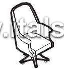 Кресло крутящееся (Art. 01012) - Art & Moble