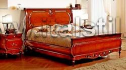 Кровать King - деревянное изголовье (Art.436) - Noemi noce